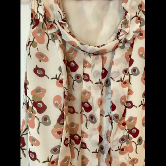 🎃3/$10 SALE 🎃Worthington size XL Floral Pattern Top - Picture 2 of 4